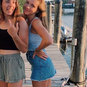 Brandy Melville Jean Skirt